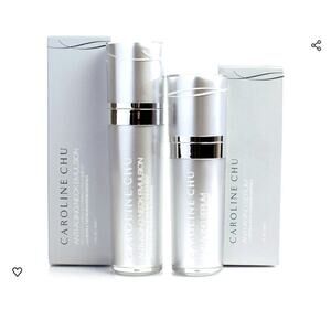 CAROLINE CHU ANTI-AGING SERUM & EMULSION SET RENEWS, REJUVENATES, MOISTURIZES